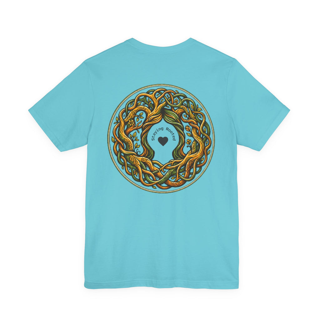 Unisex T-Shirt — Grounded Celtic Tree of Life Graphic Tee -Stay Rooted