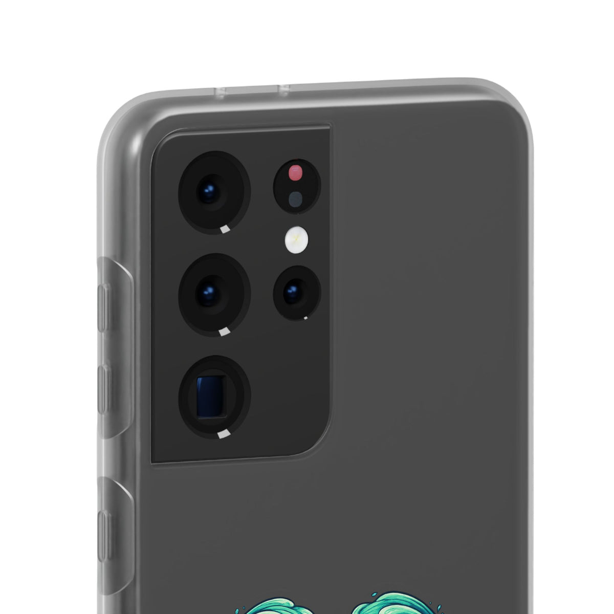Ocean Heart Phone Case — Wave Art Flexi Case