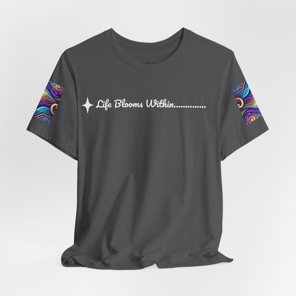 Life Blooms Within Heart Tee