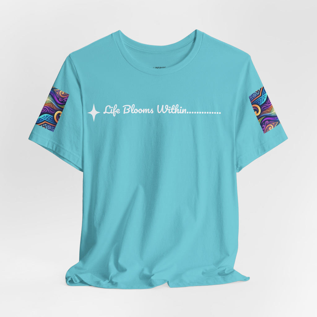 Life Blooms Within Heart Tee