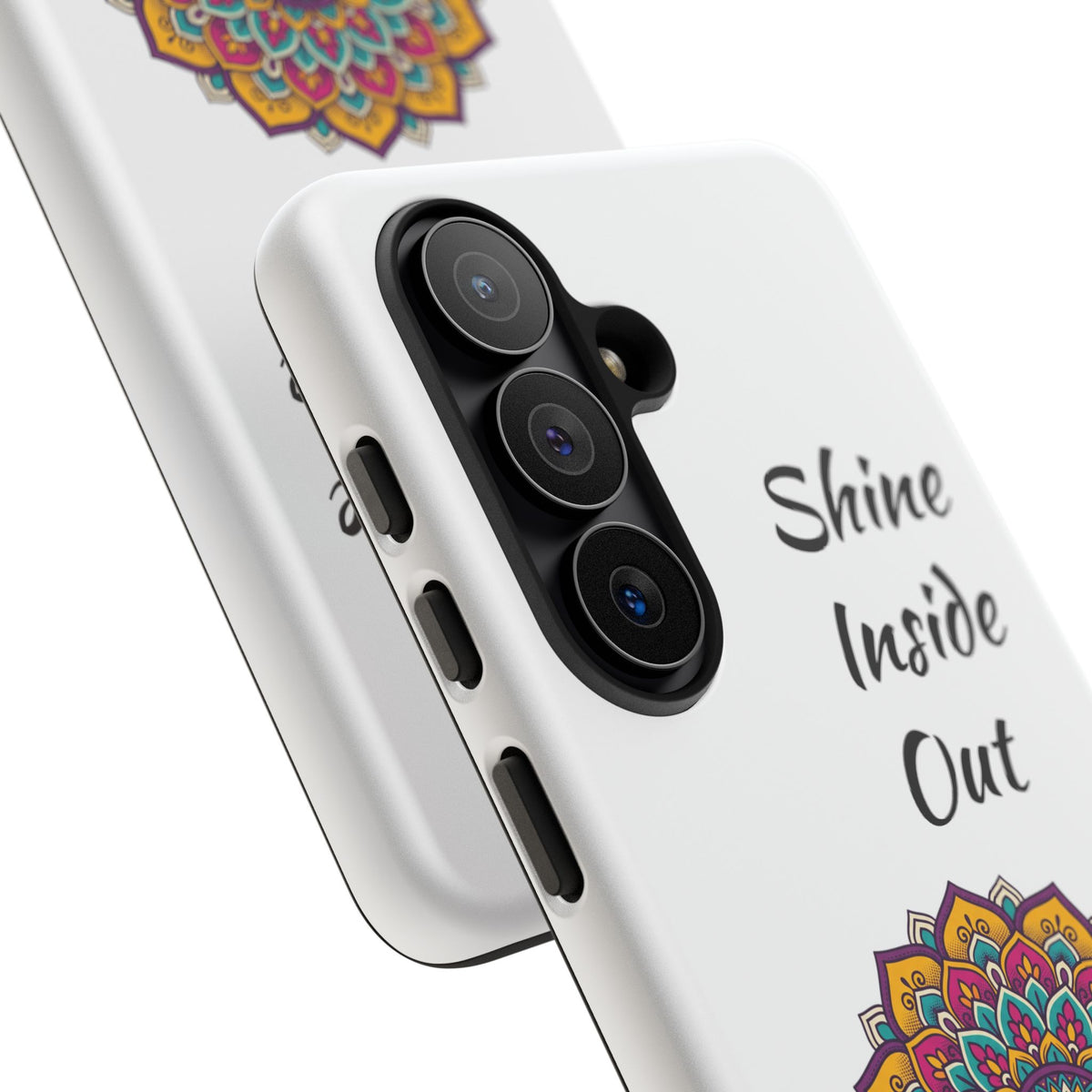 Phone Case — "Shine Inside Out" Mandala Protective Tough Case