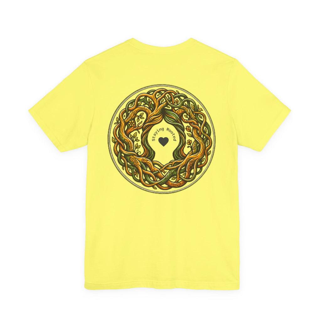 Unisex T-Shirt — Grounded Celtic Tree of Life Graphic Tee -Stay Rooted