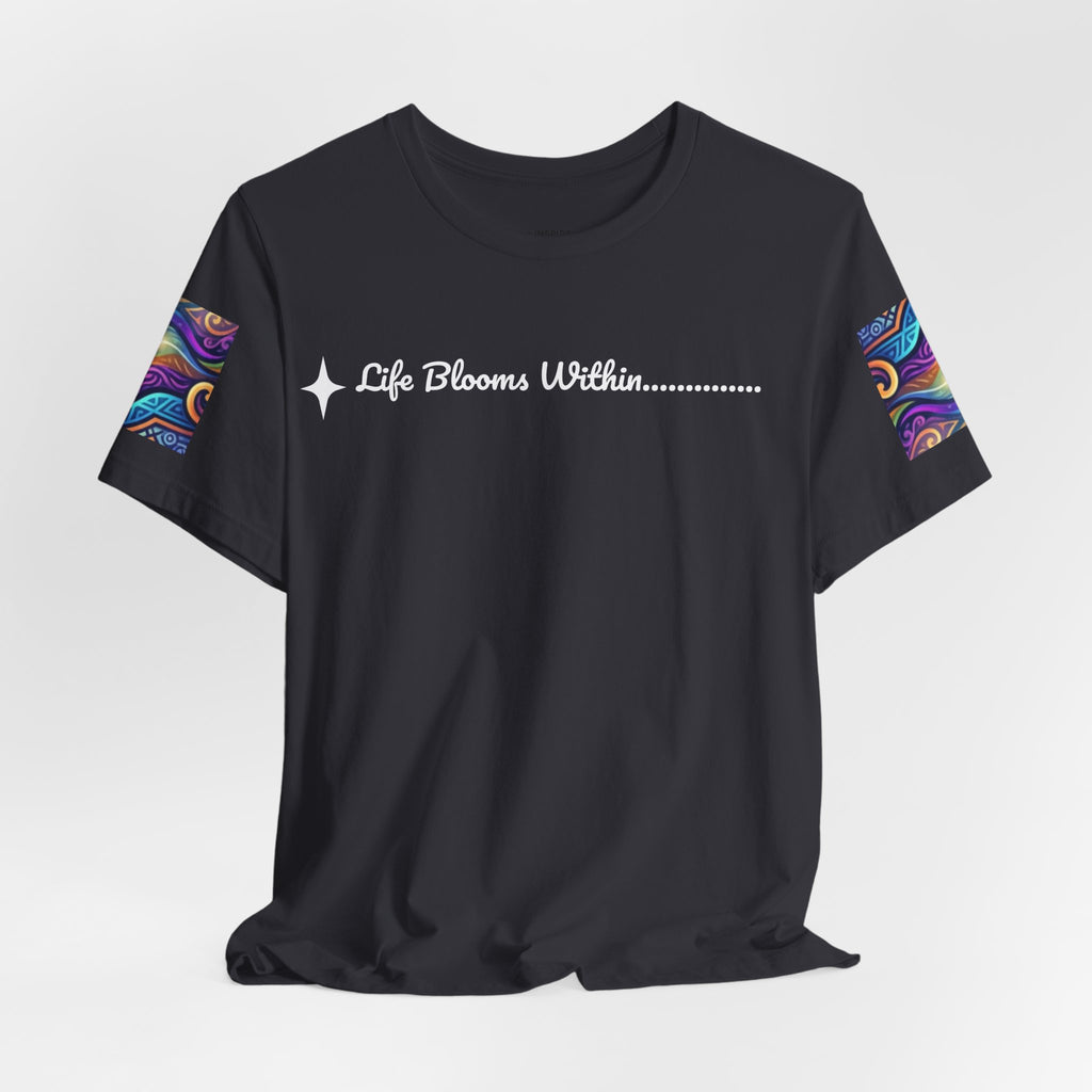 Life Blooms Within Heart Tee