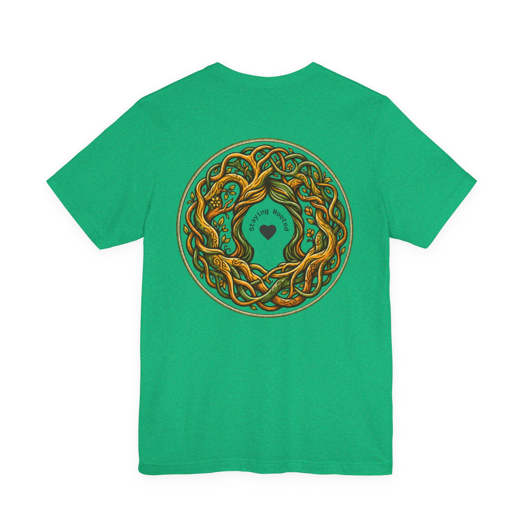 Unisex T-Shirt — Grounded Celtic Tree of Life Graphic Tee -Stay Rooted