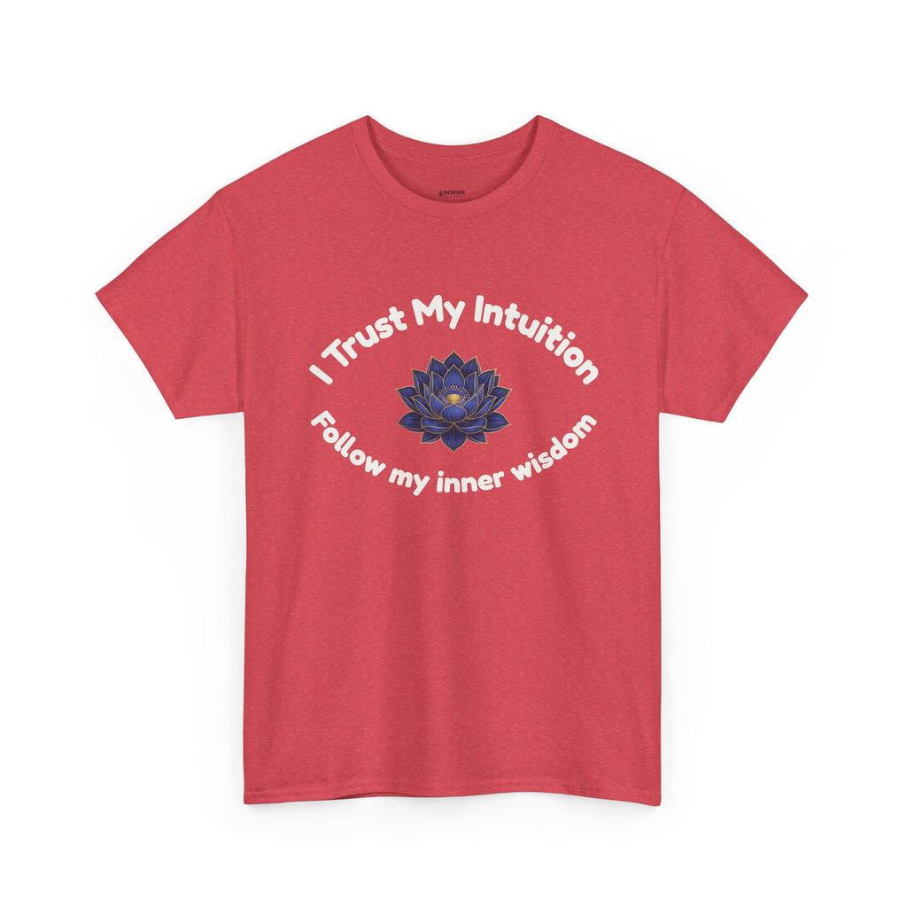 Intuition Lotus Tee — “I Trust My Intuition, Follow My Inner Wisdom” Spiritual T‑Shirt