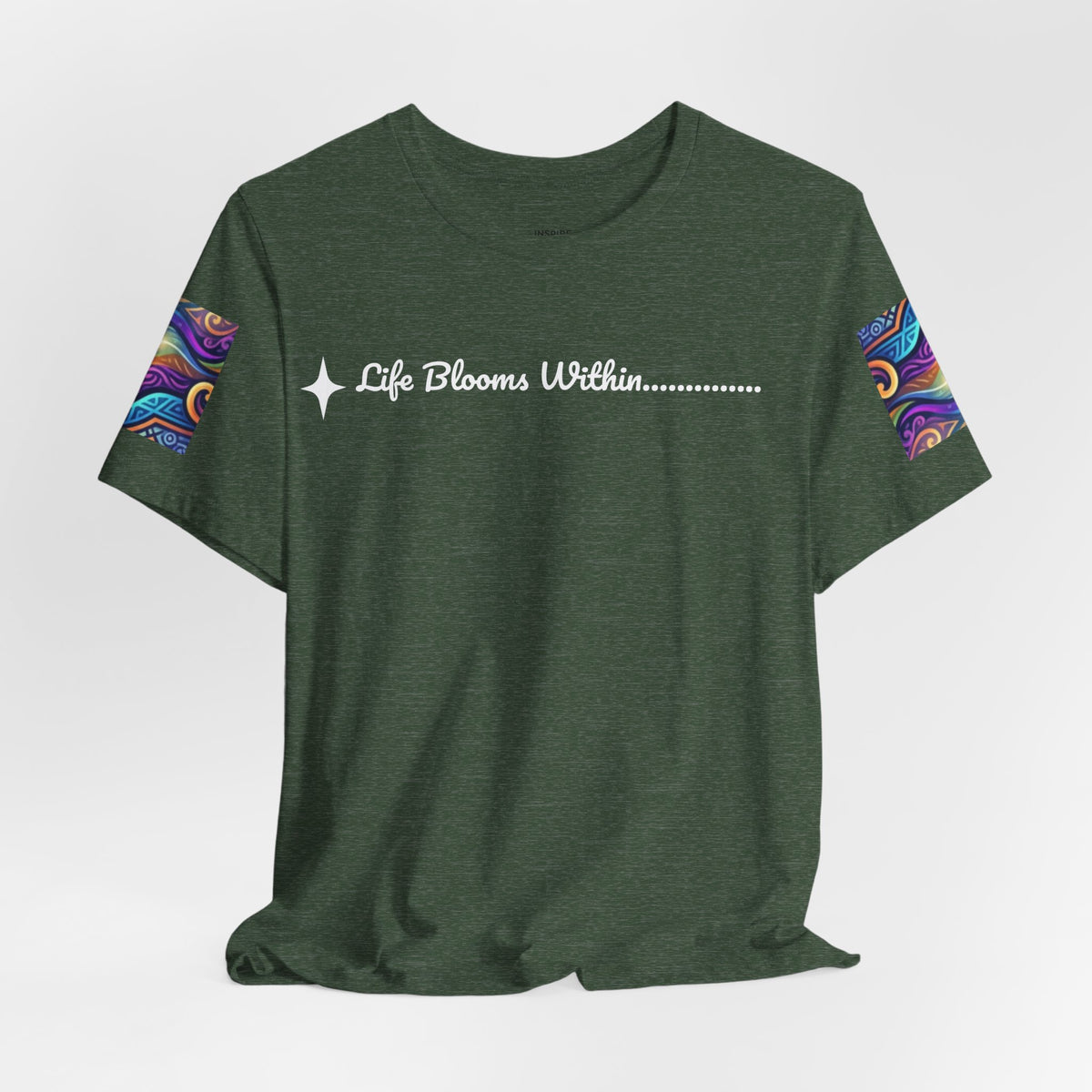 Life Blooms Within Heart Tee