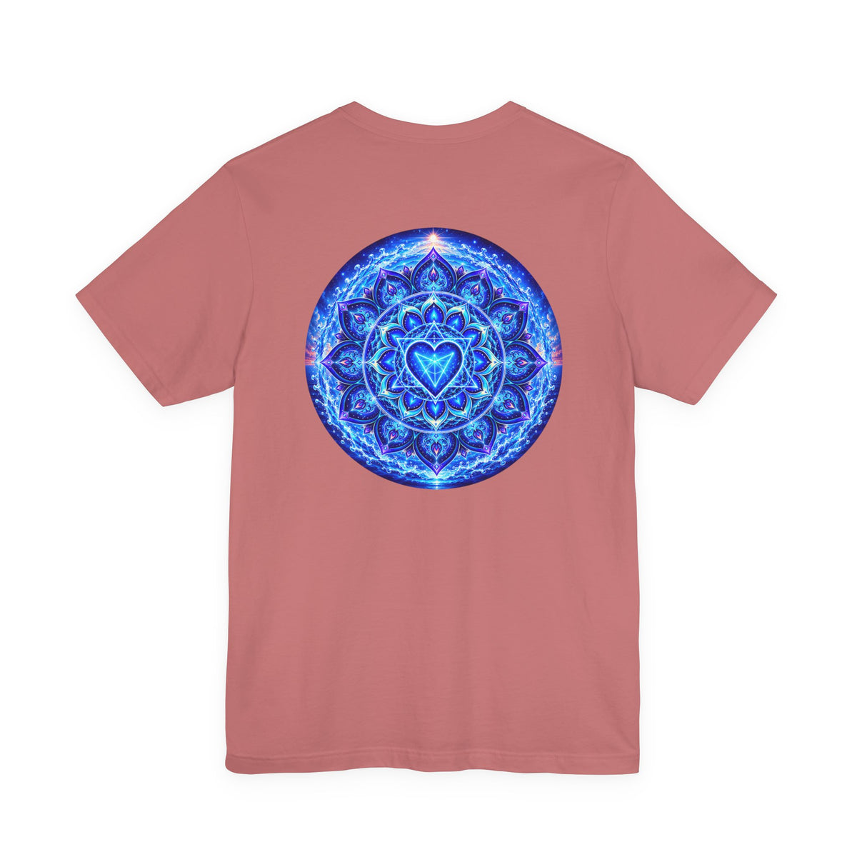Find Your Truth T-Shirt — Spiritual Blue Mandala Tee ("Find Your Truth" / "Speak with Power")
