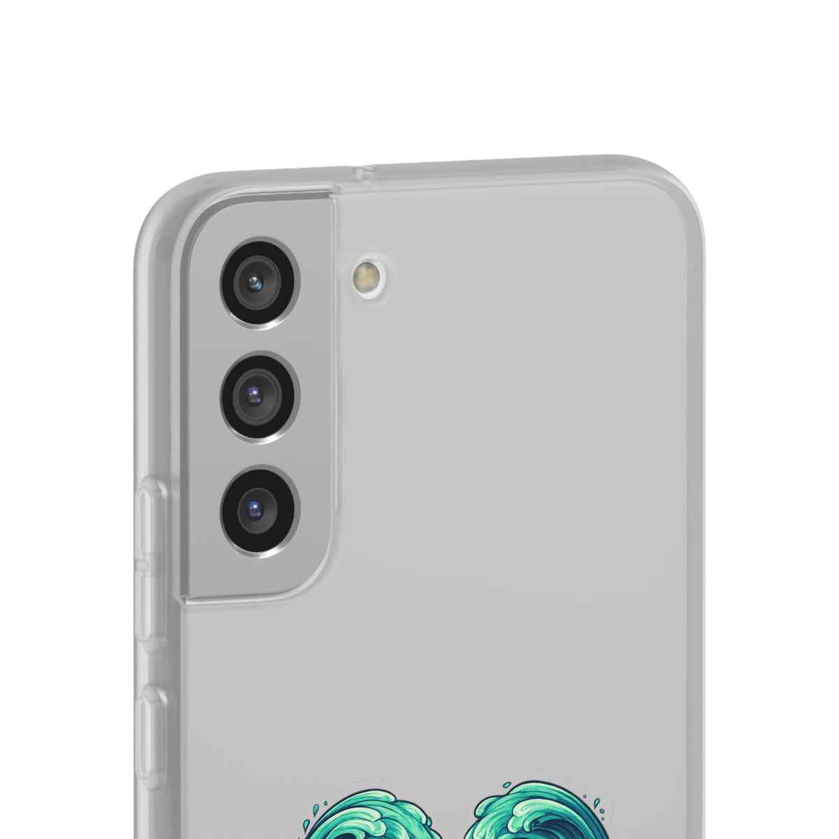 Ocean Heart Phone Case — Wave Art Flexi Case