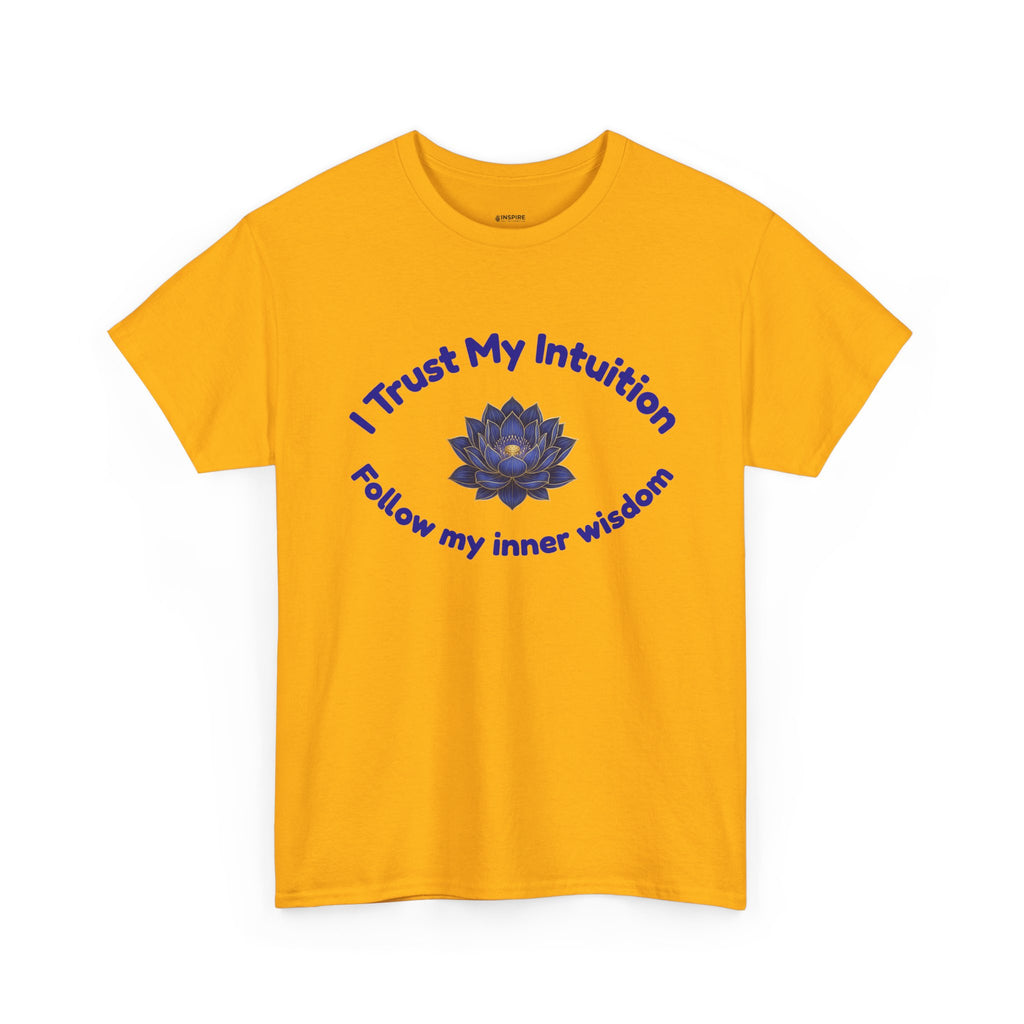 Intuition Lotus Tee — “I Trust My Intuition, Follow My Inner Wisdom” Spiritual T‑Shirt