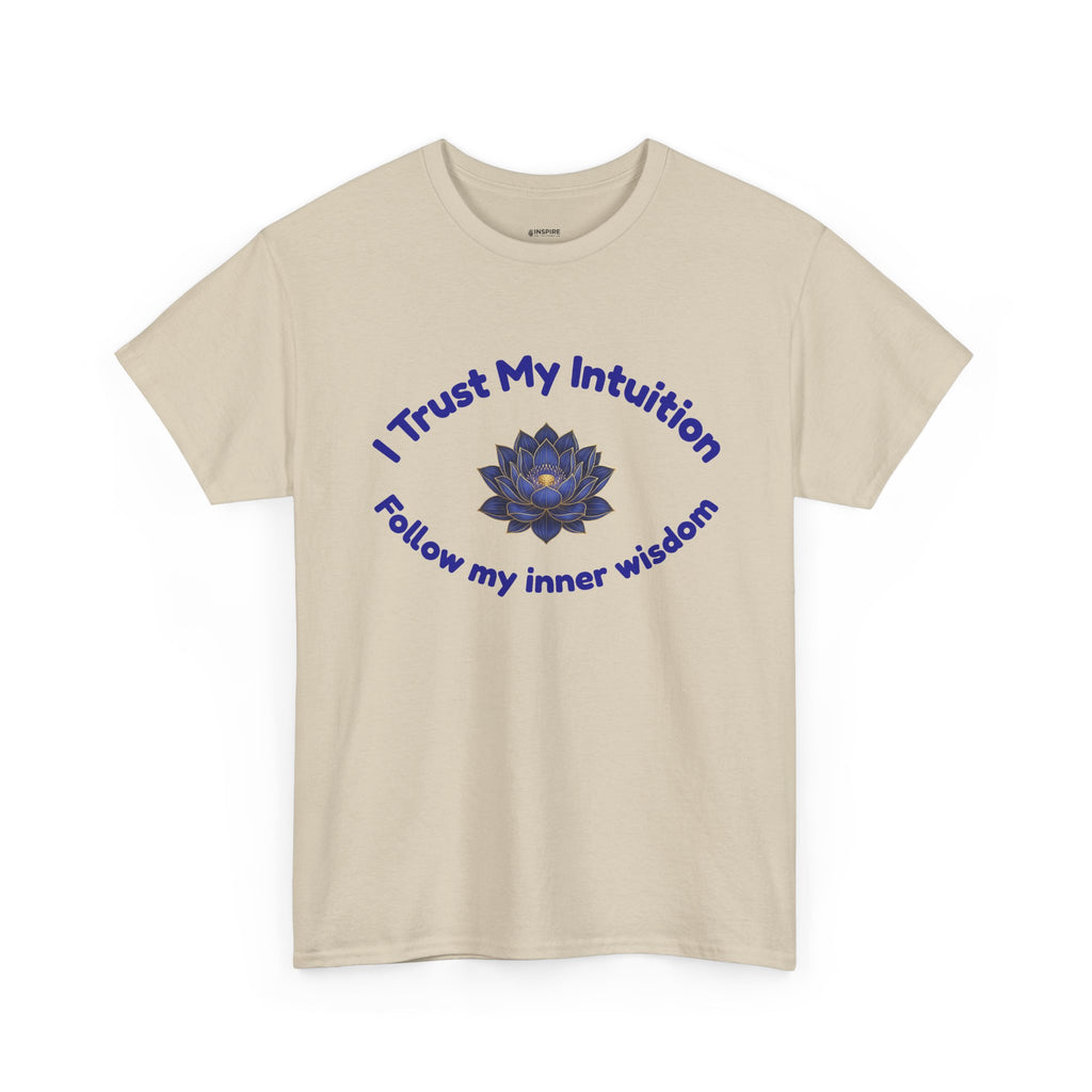 Intuition Lotus Tee — “I Trust My Intuition, Follow My Inner Wisdom” Spiritual T‑Shirt