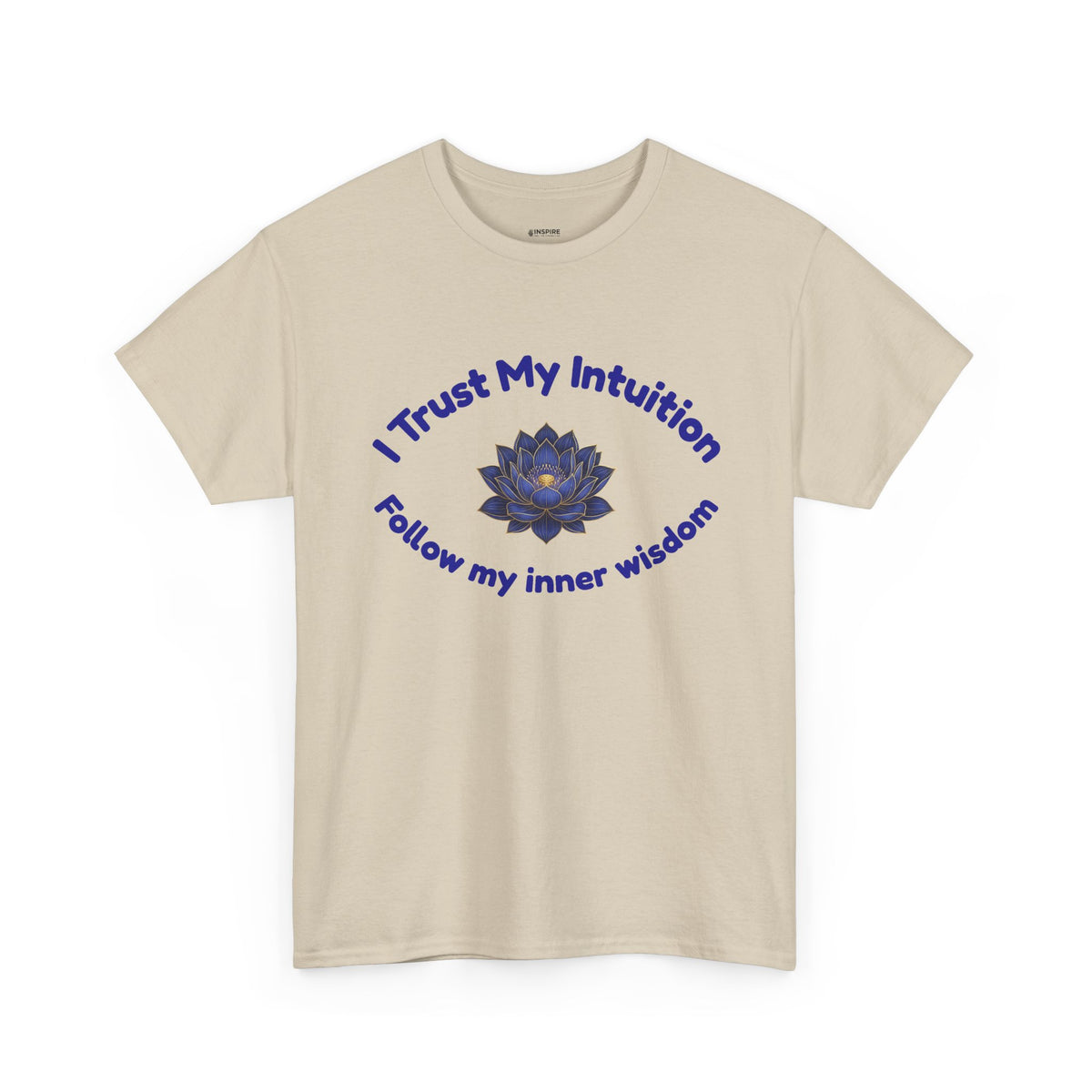 Intuition Lotus Tee — “I Trust My Intuition, Follow My Inner Wisdom” Spiritual T‑Shirt