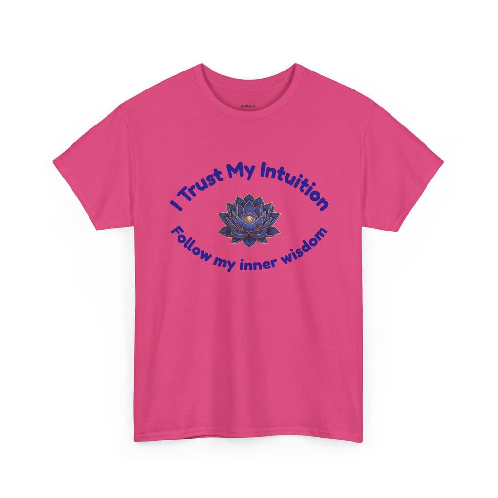 Intuition Lotus Tee — “I Trust My Intuition, Follow My Inner Wisdom” Spiritual T‑Shirt
