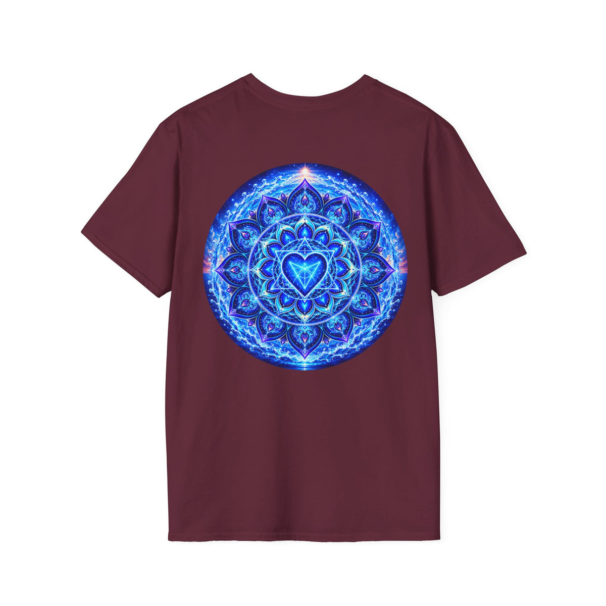 Find Your Truth T-Shirt — Spiritual Blue Mandala Tee ("Find Your Truth" / "Speak with Power")