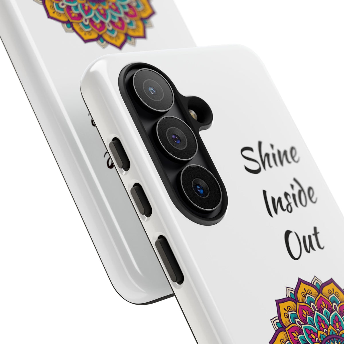 Phone Case — "Shine Inside Out" Mandala Protective Tough Case