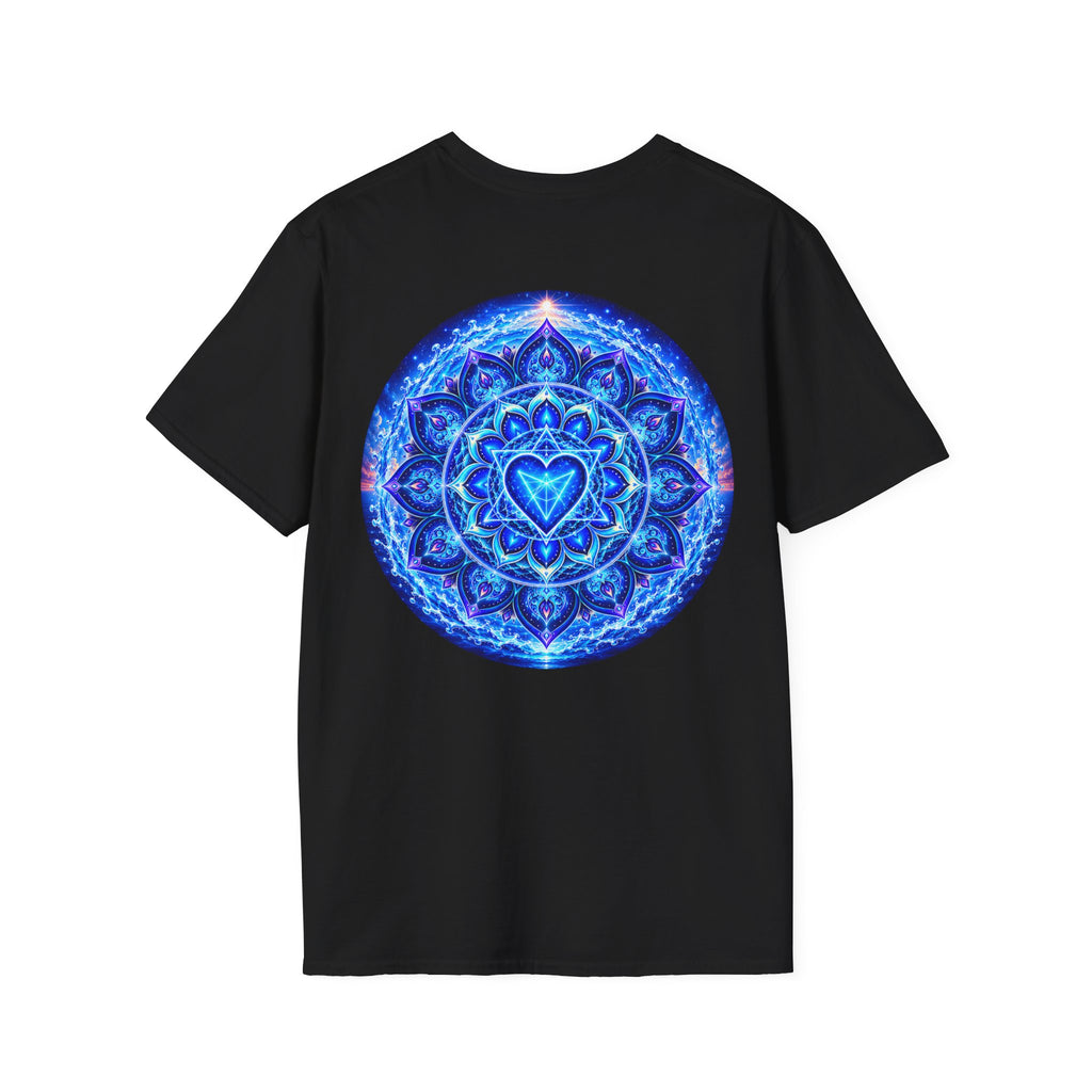 Find Your Truth T-Shirt — Spiritual Blue Mandala Tee ("Find Your Truth" / "Speak with Power")