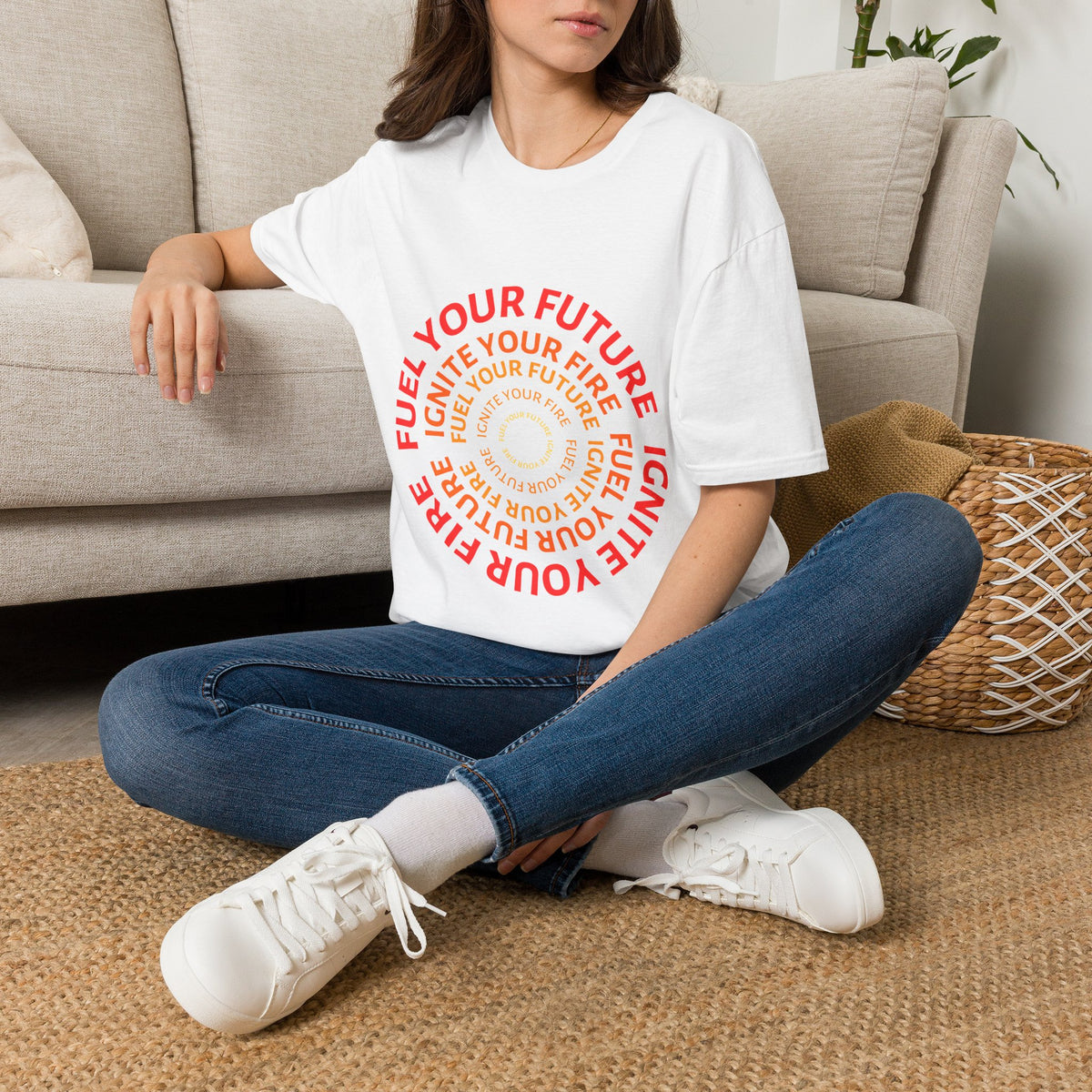 Ignite Your Fire T-Shirt — Motivational Flame Graphic Tee