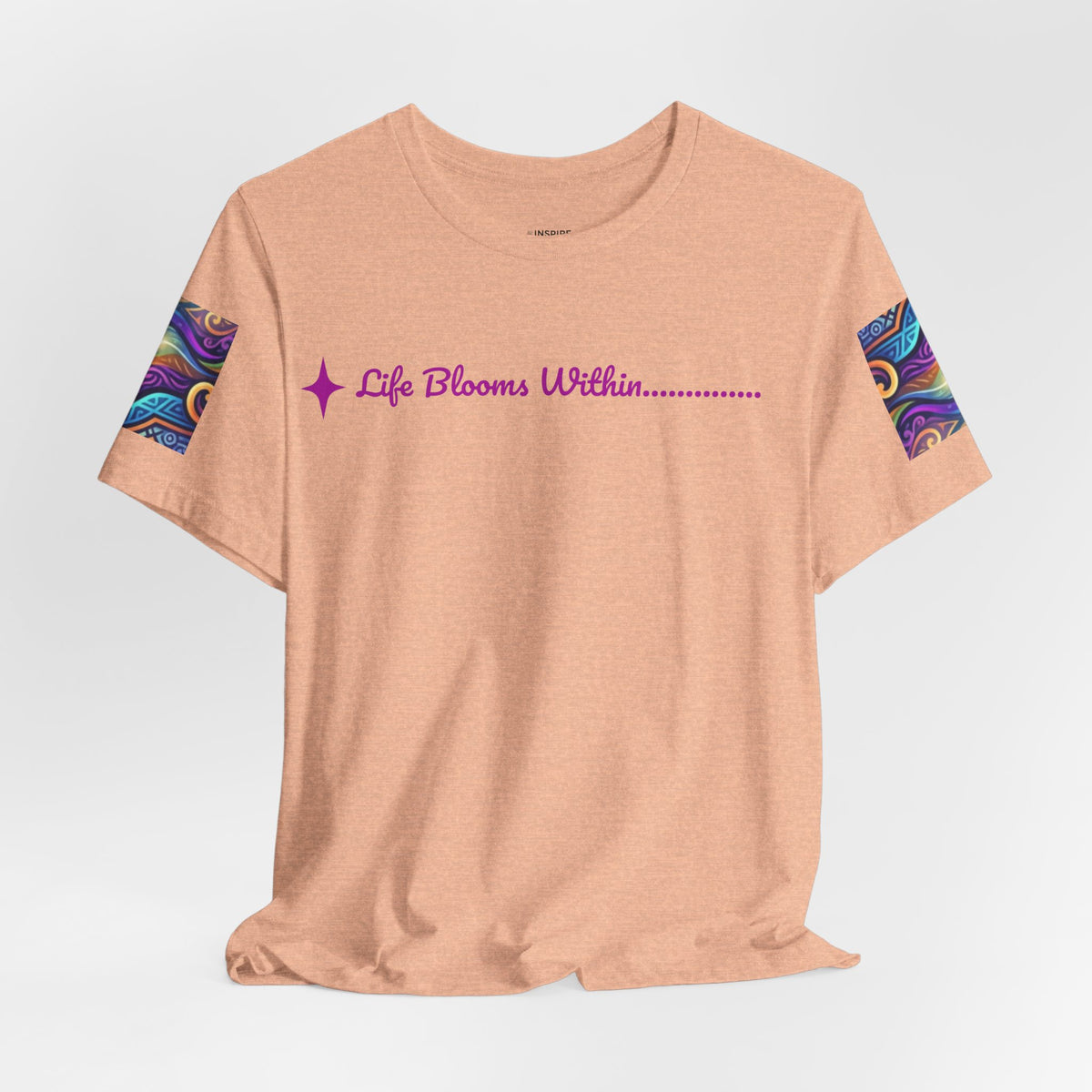 Life Blooms Within Heart Tee