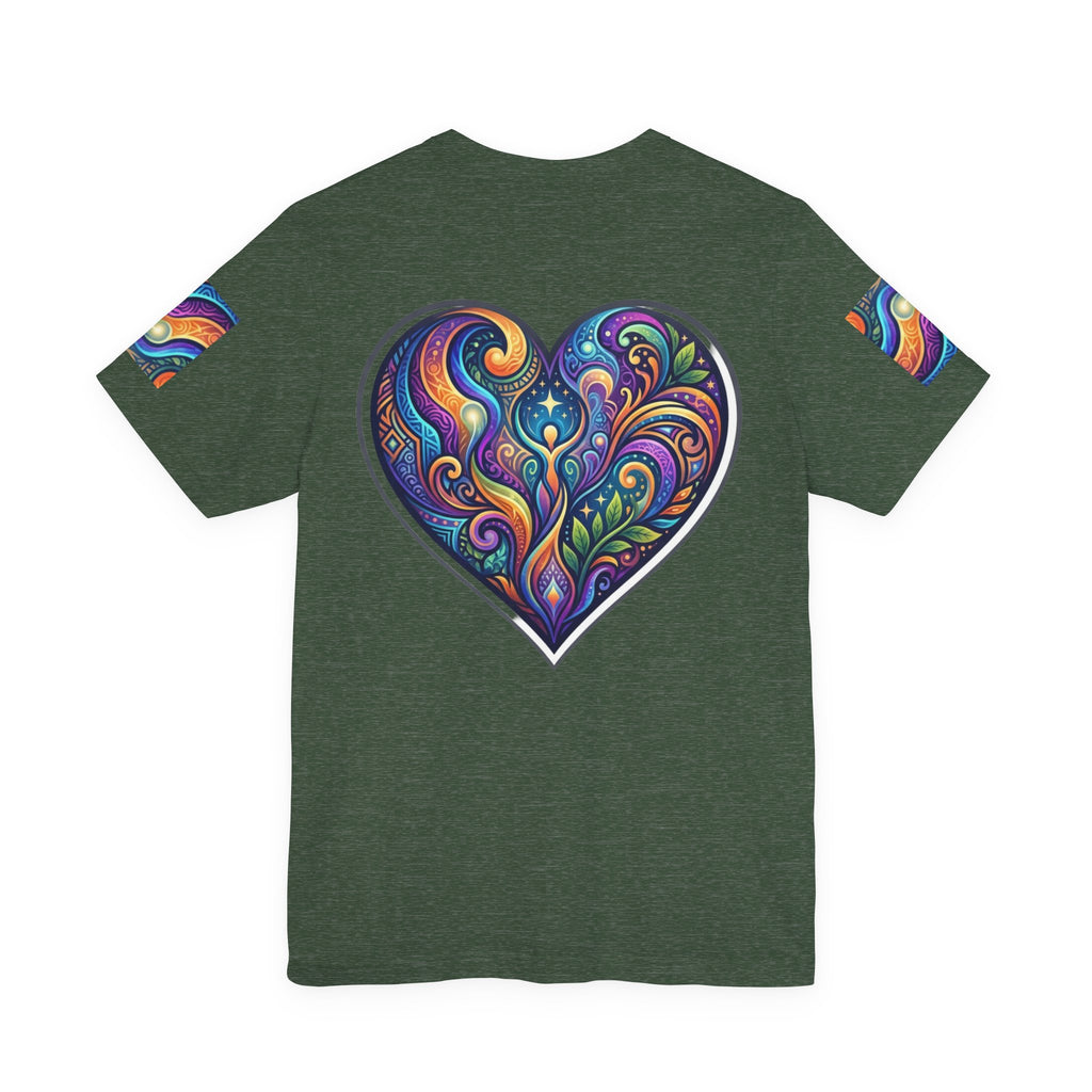 Life Blooms Within Heart Tee
