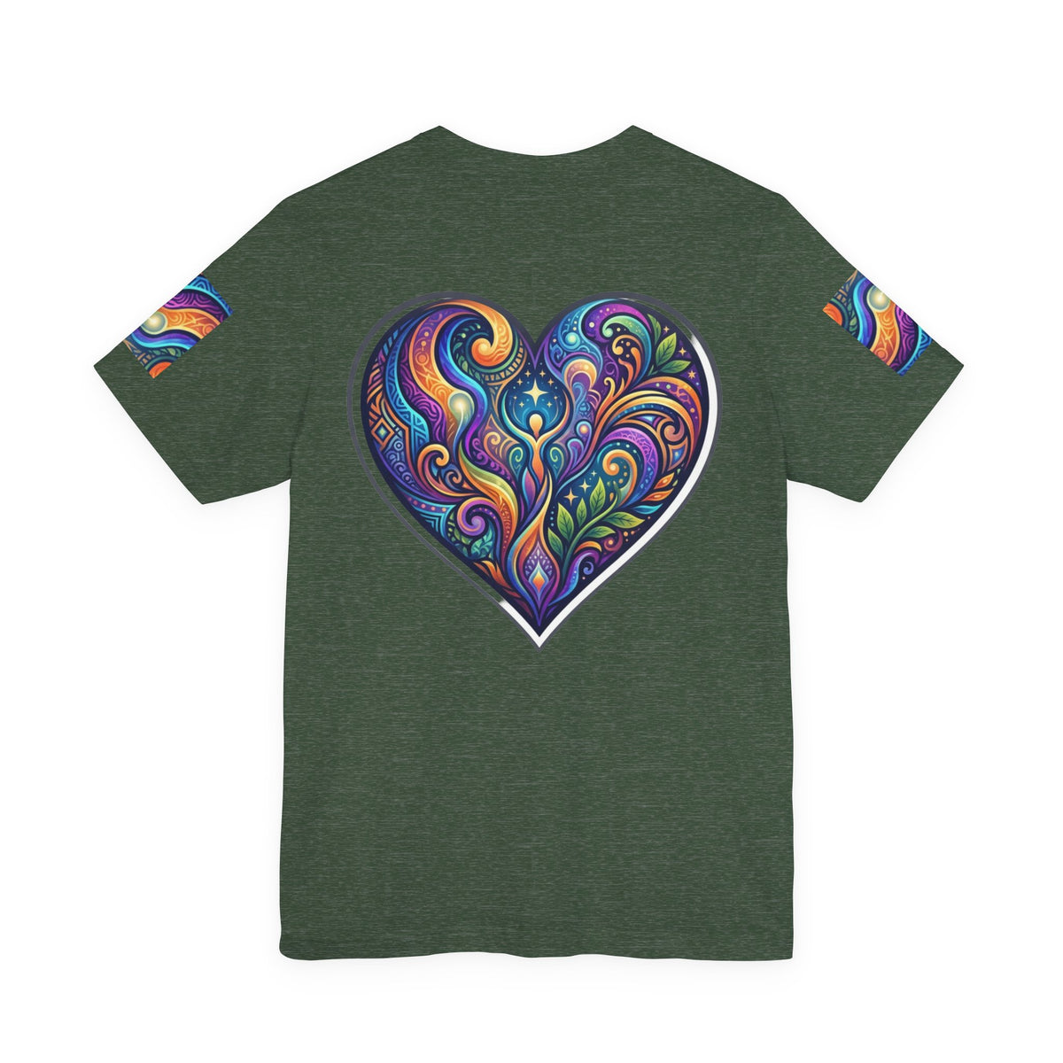 Life Blooms Within Heart Tee