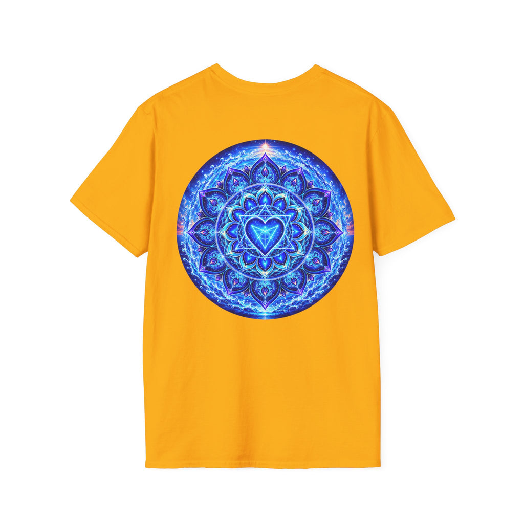 Find Your Truth T-Shirt — Spiritual Blue Mandala Tee ("Find Your Truth" / "Speak with Power")