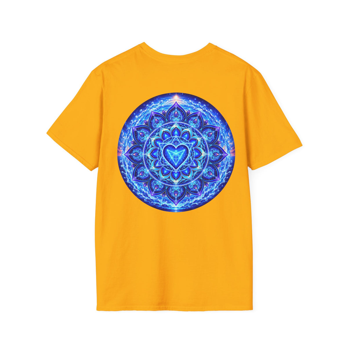 Find Your Truth T-Shirt — Spiritual Blue Mandala Tee ("Find Your Truth" / "Speak with Power")