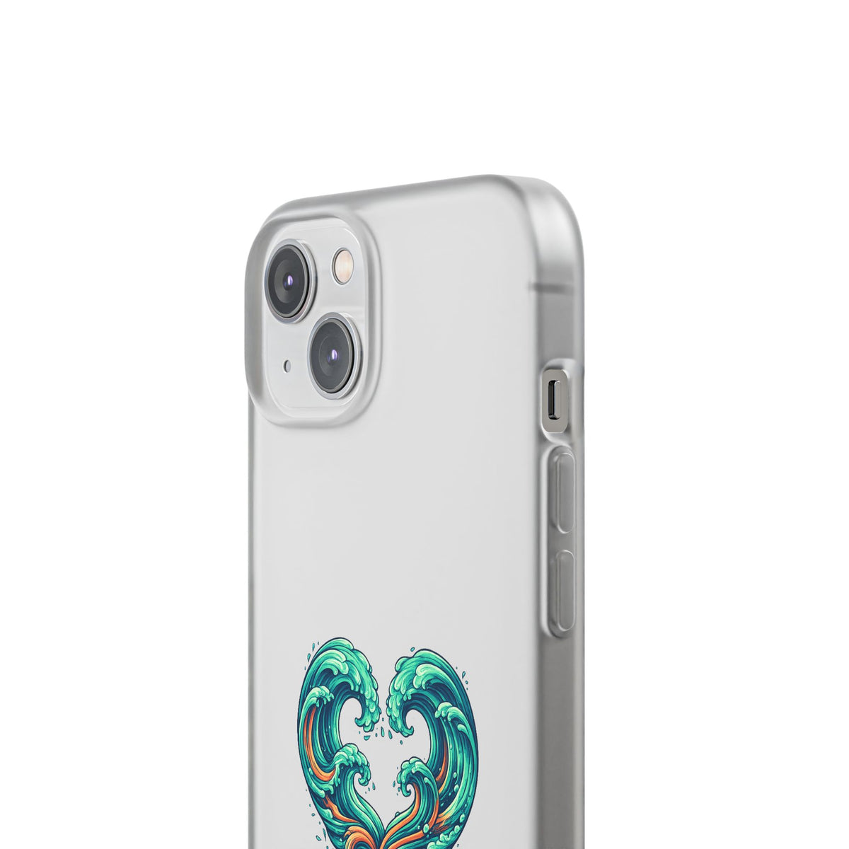 Ocean Heart Phone Case — Wave Art Flexi Case
