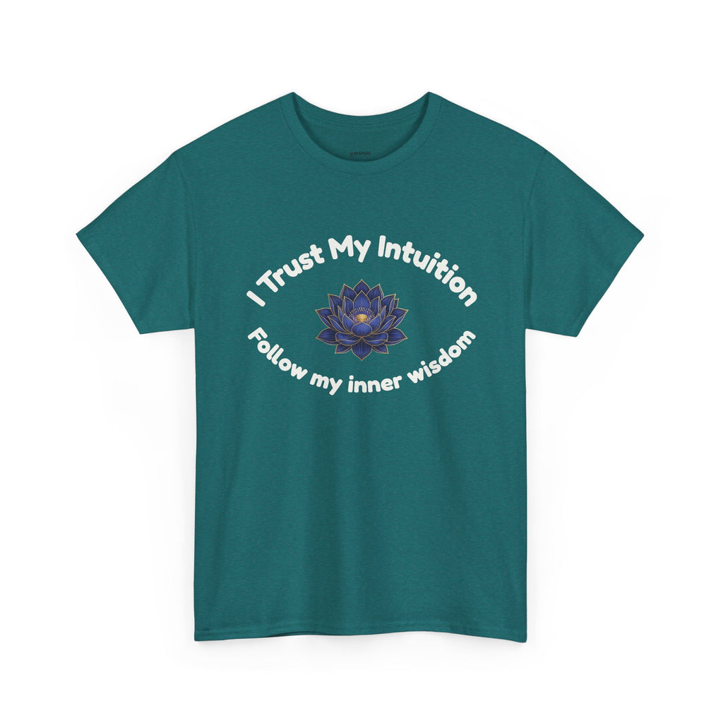 Intuition Lotus Tee — “I Trust My Intuition, Follow My Inner Wisdom” Spiritual T‑Shirt