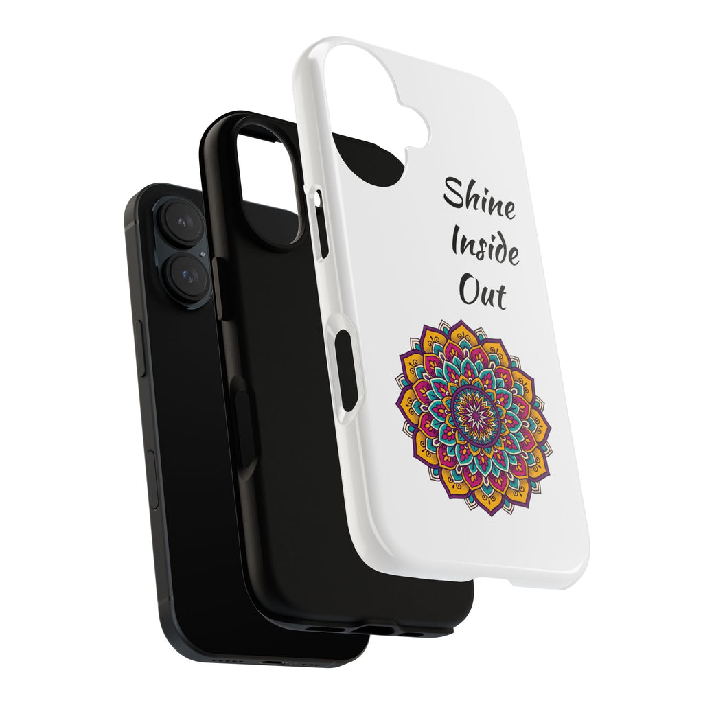 Phone Case — "Shine Inside Out" Mandala Protective Tough Case