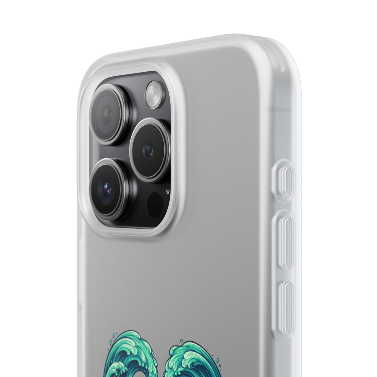 Ocean Heart Phone Case — Wave Art Flexi Case