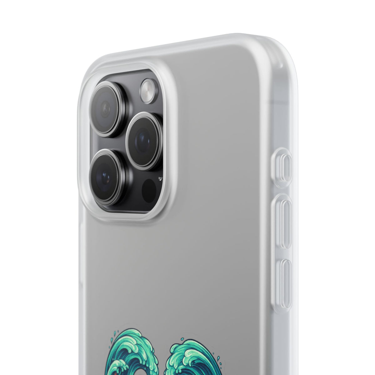 Ocean Heart Phone Case — Wave Art Flexi Case