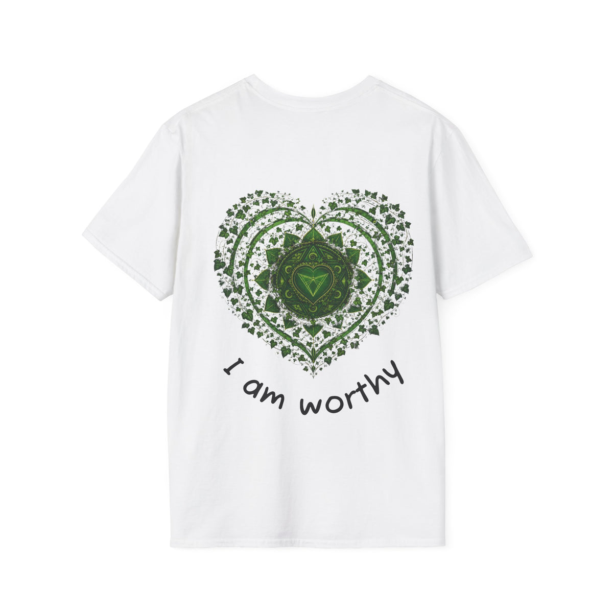 Love Unconditionally T-Shirt — Green Clover Heart Inspirational Tee