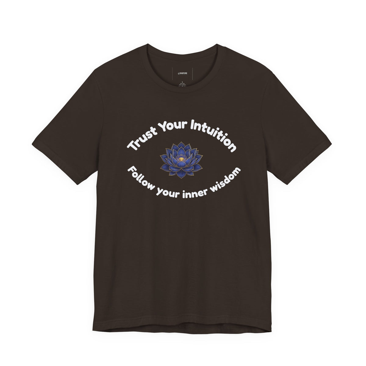 Intuition Lotus Tee — “I Trust My Intuition, Follow My Inner Wisdom” Spiritual T‑Shirt