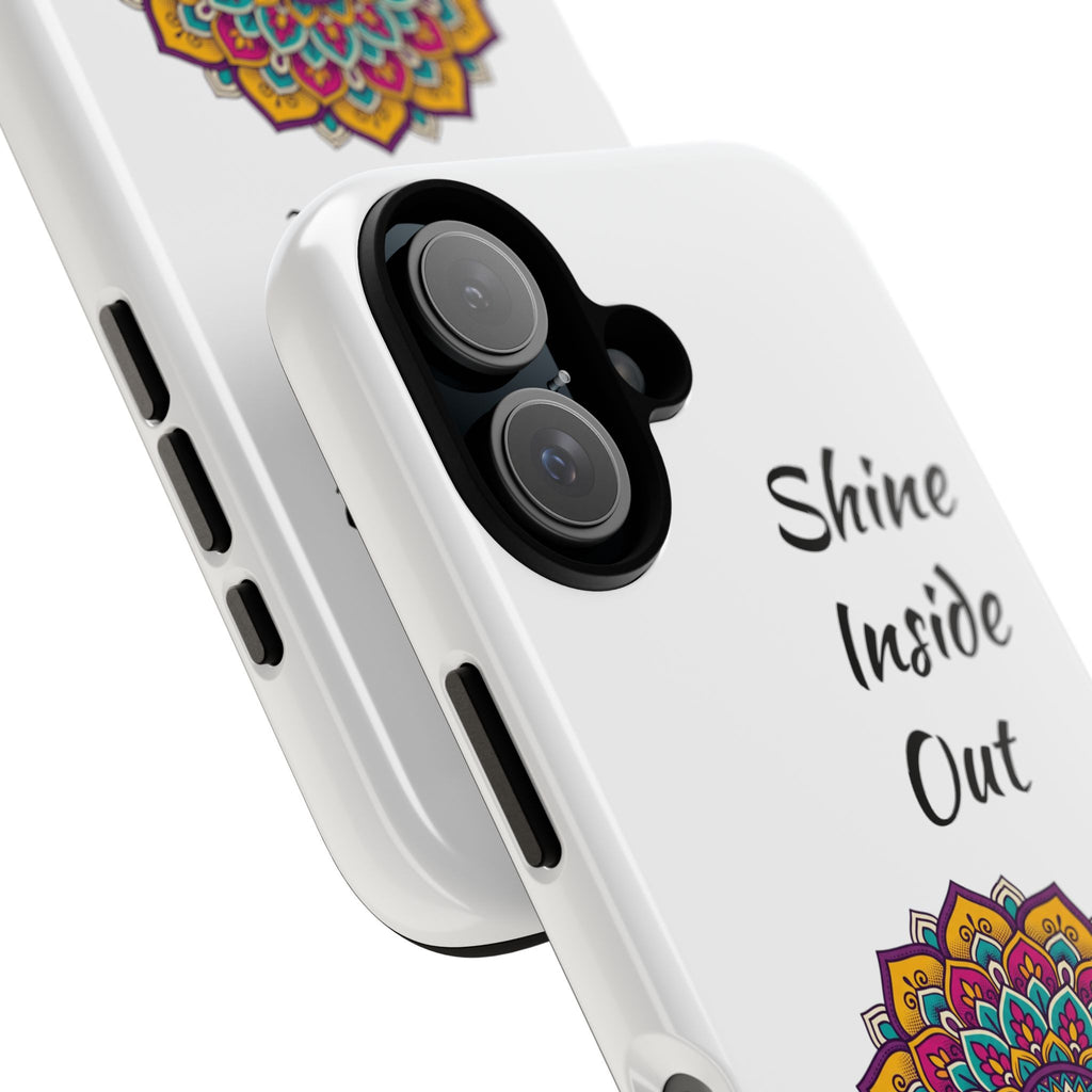 Phone Case — "Shine Inside Out" Mandala Protective Tough Case
