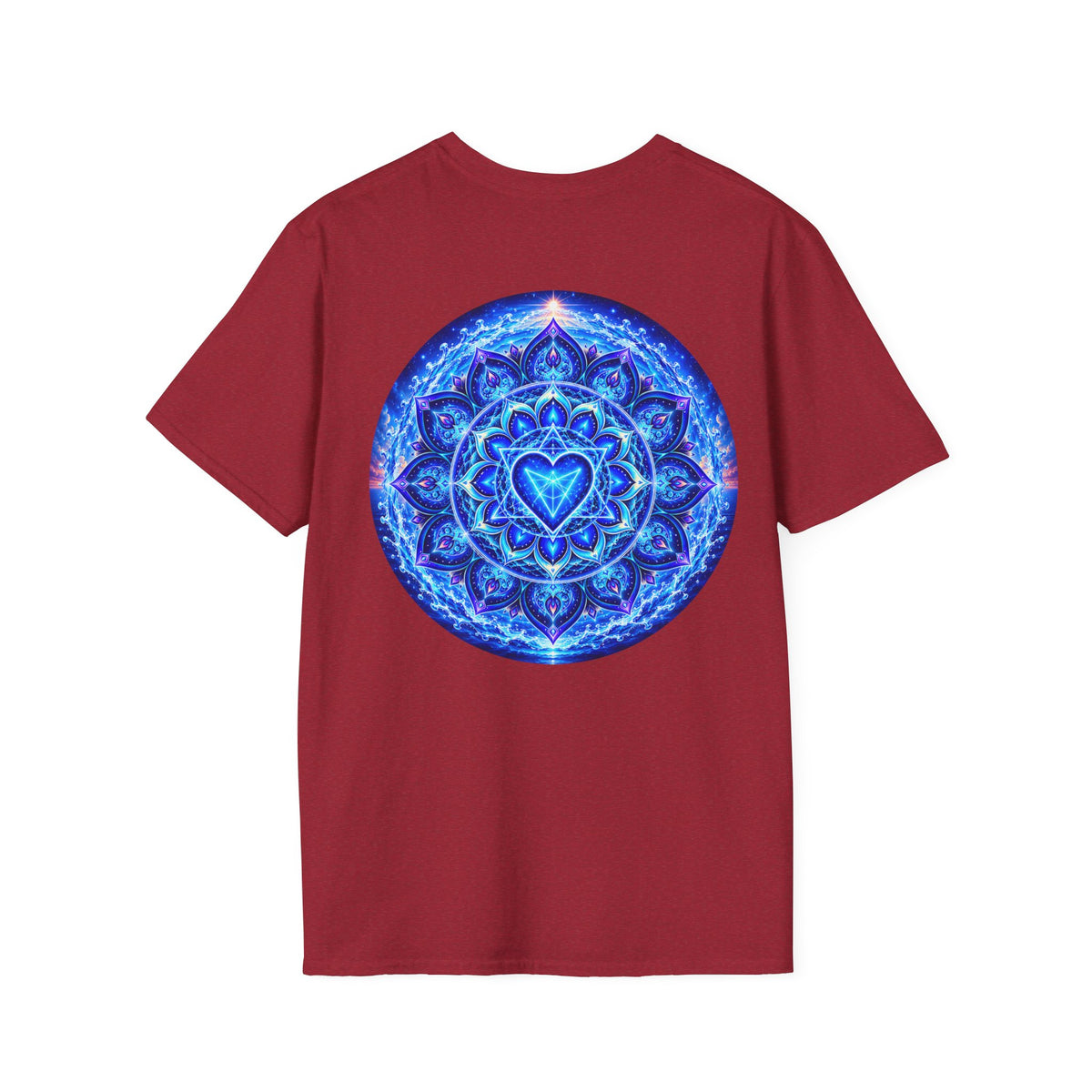 Find Your Truth T-Shirt — Spiritual Blue Mandala Tee ("Find Your Truth" / "Speak with Power")