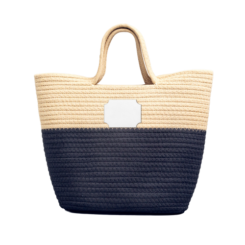 Handwoven Straw Bag — "It's a New Day" Rise N' Shine Summer Tote