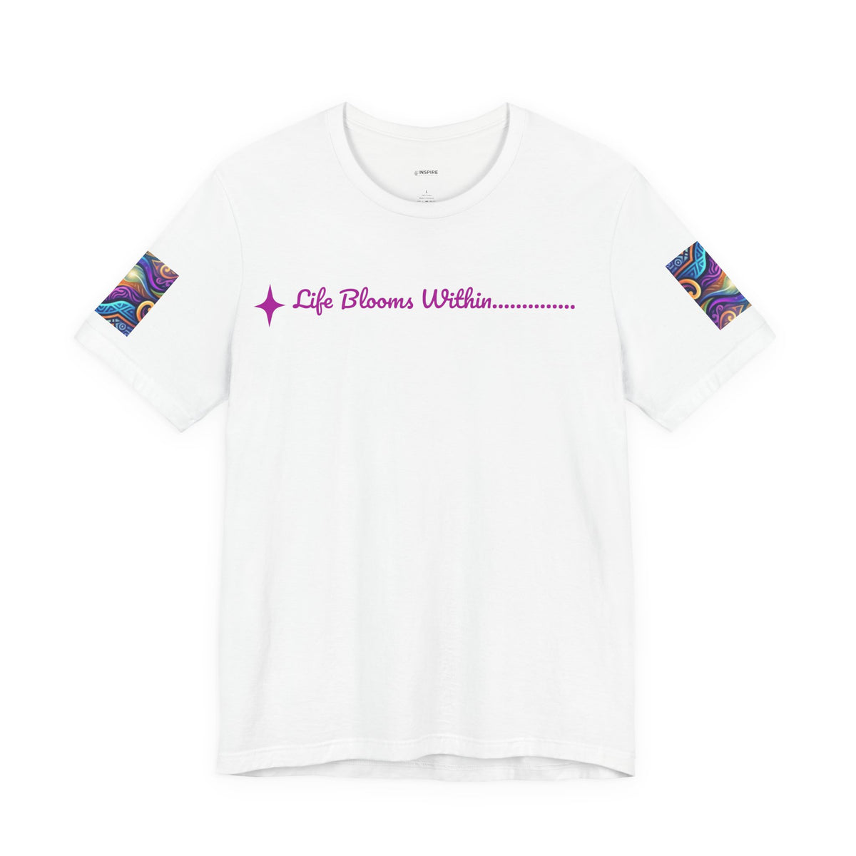 Life Blooms Within Heart Tee