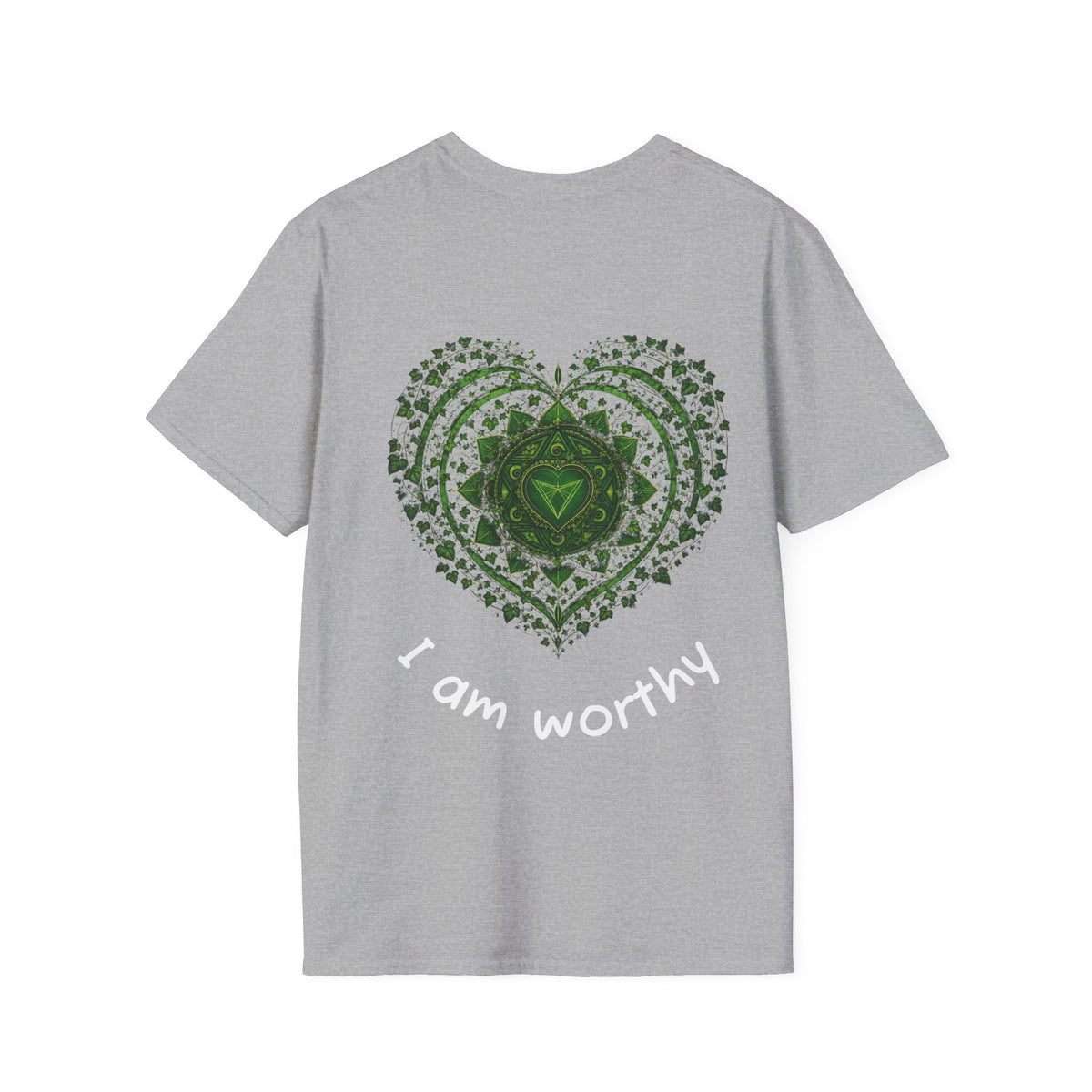 Love Unconditionally T-Shirt — Green Clover Heart Inspirational Tee