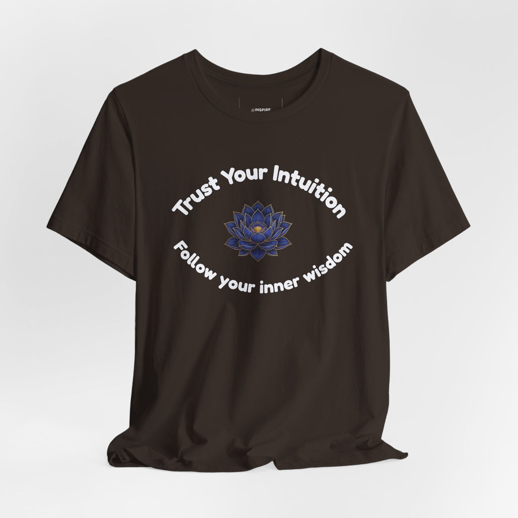 Intuition Lotus Tee — “I Trust My Intuition, Follow My Inner Wisdom” Spiritual T‑Shirt