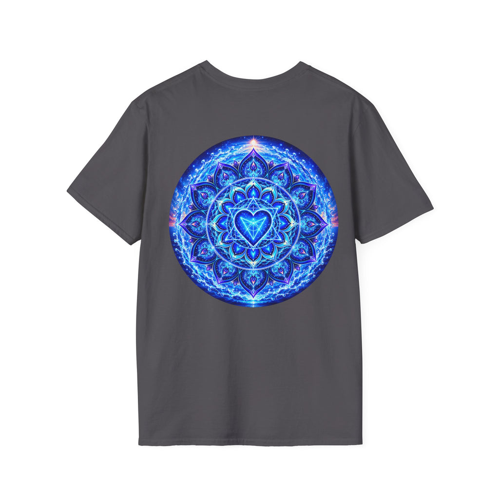 Find Your Truth T-Shirt — Spiritual Blue Mandala Tee ("Find Your Truth" / "Speak with Power")