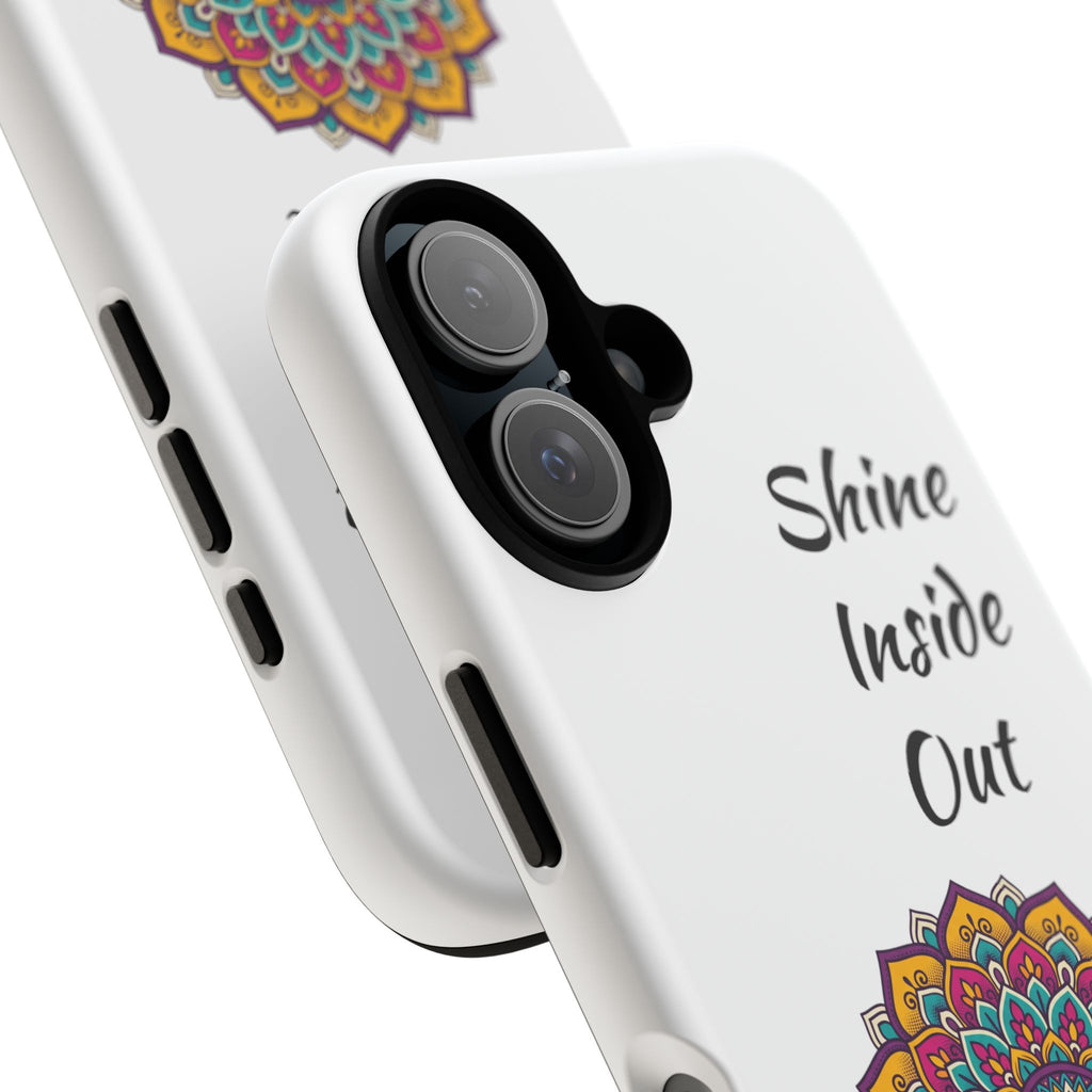 Phone Case — "Shine Inside Out" Mandala Protective Tough Case