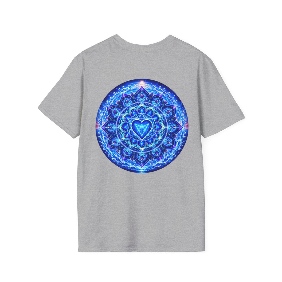 Find Your Truth T-Shirt — Spiritual Blue Mandala Tee ("Find Your Truth" / "Speak with Power")