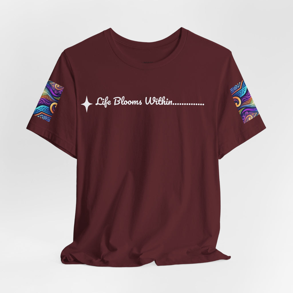 Life Blooms Within Heart Tee