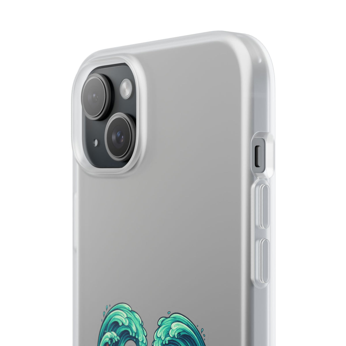 Ocean Heart Phone Case — Wave Art Flexi Case