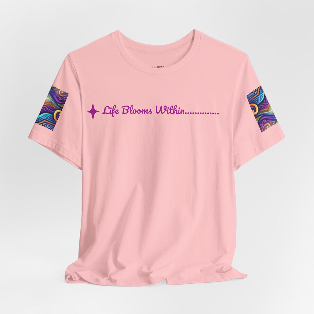 Life Blooms Within Heart Tee