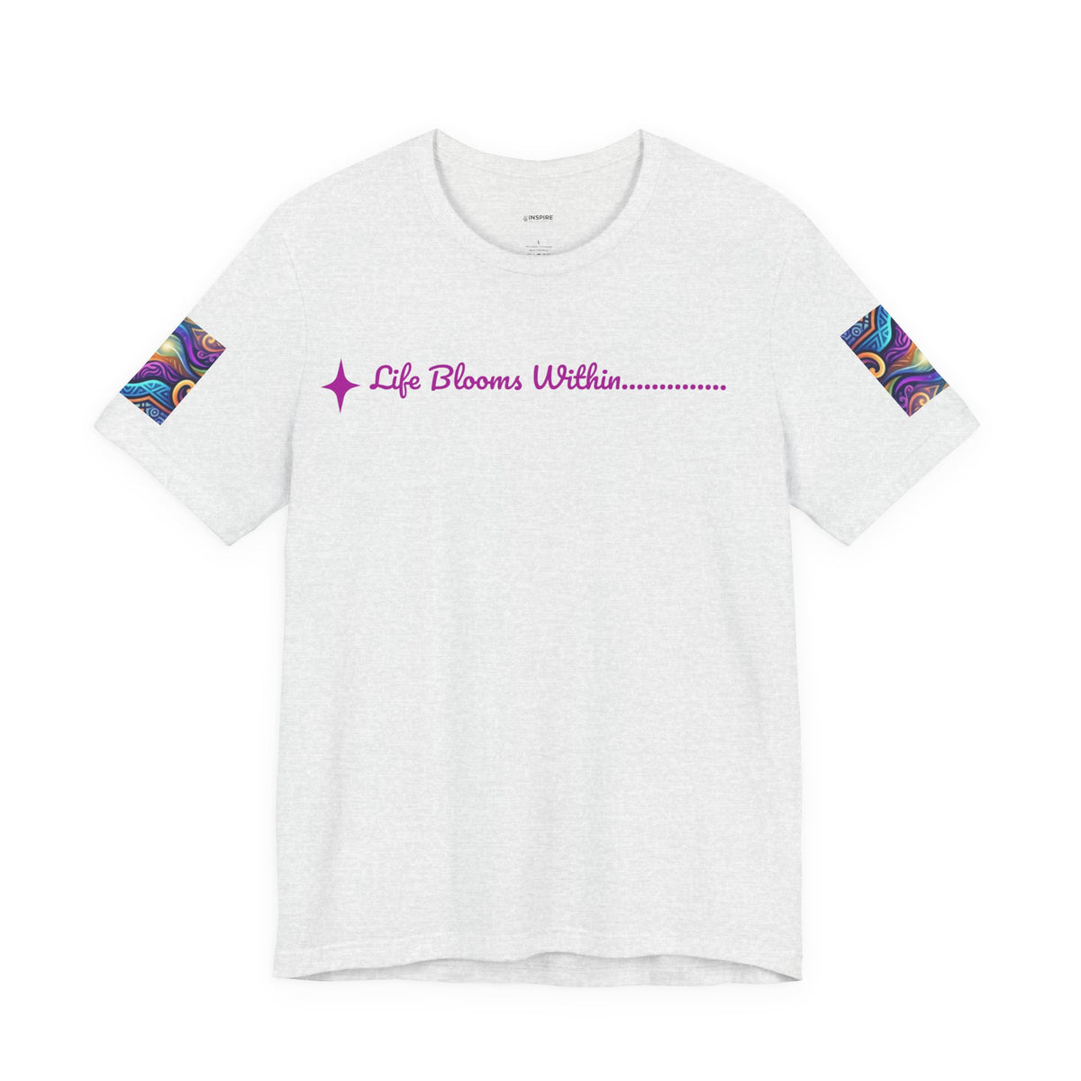 Life Blooms Within Heart Tee