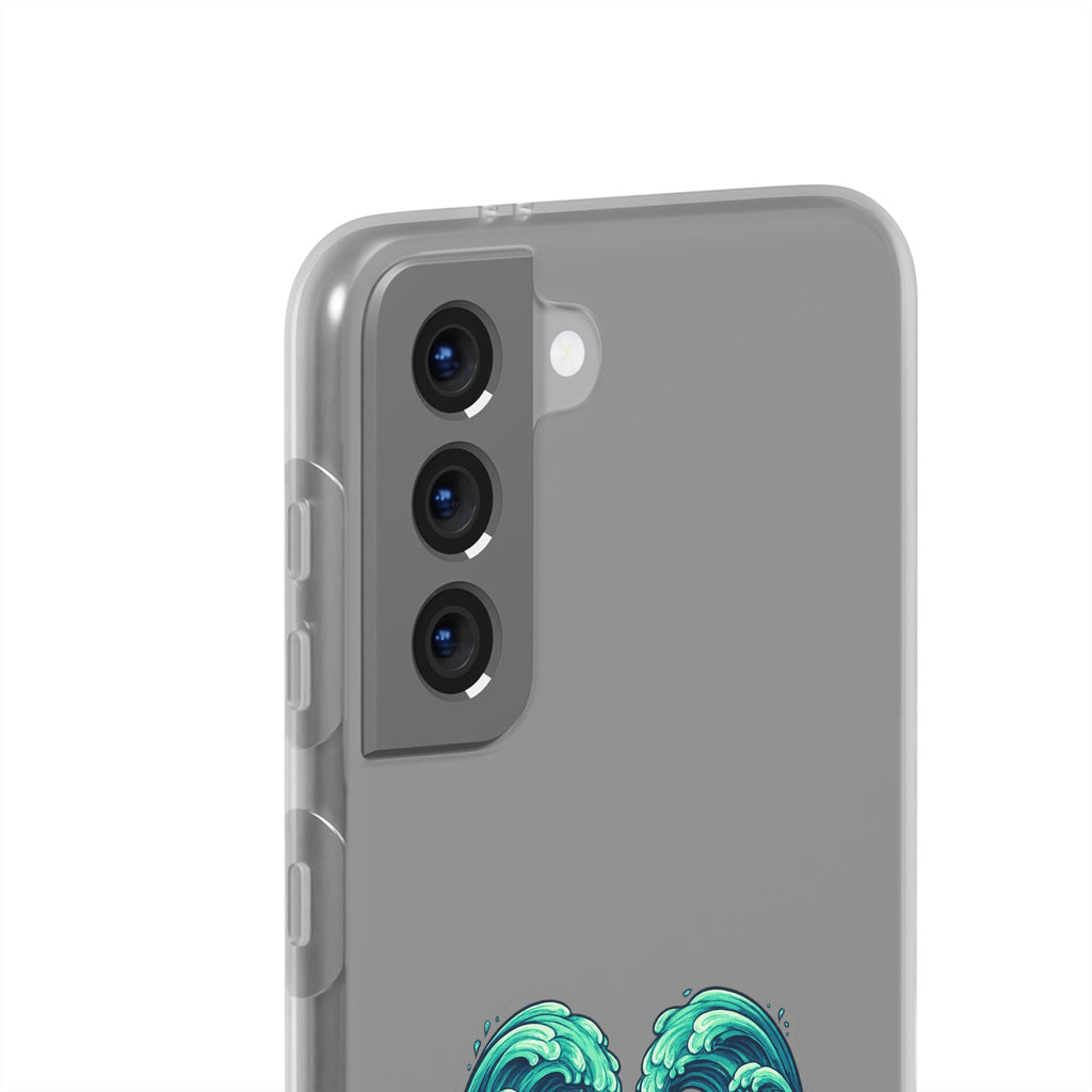 Ocean Heart Phone Case — Wave Art Flexi Case