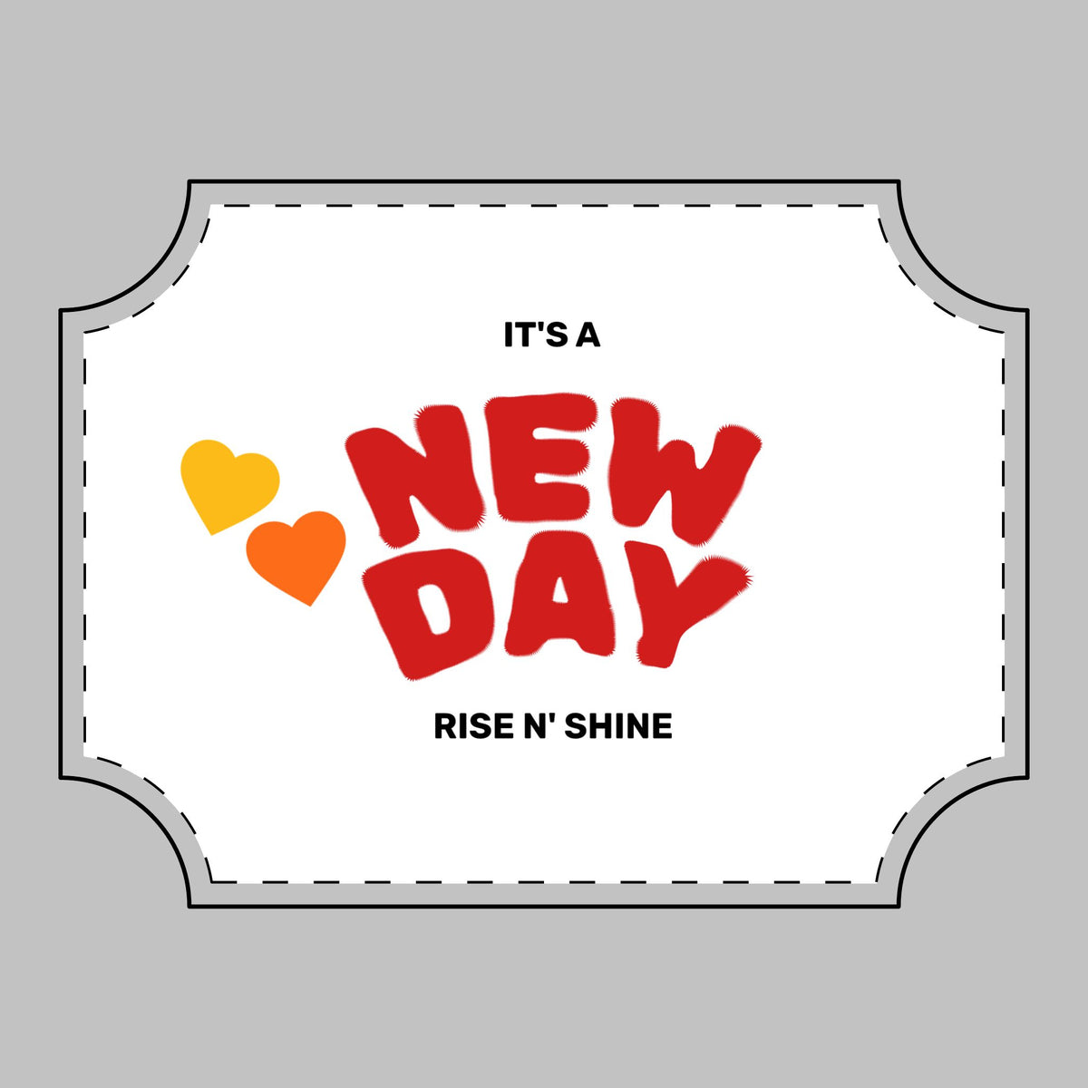 Handwoven Straw Bag — "It's a New Day" Rise N' Shine Summer Tote