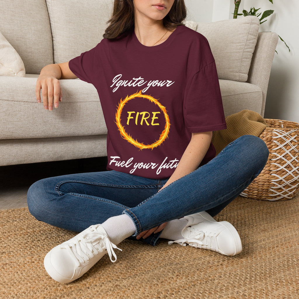 Ignite Your Fire T-Shirt — Motivational Flame Graphic Tee