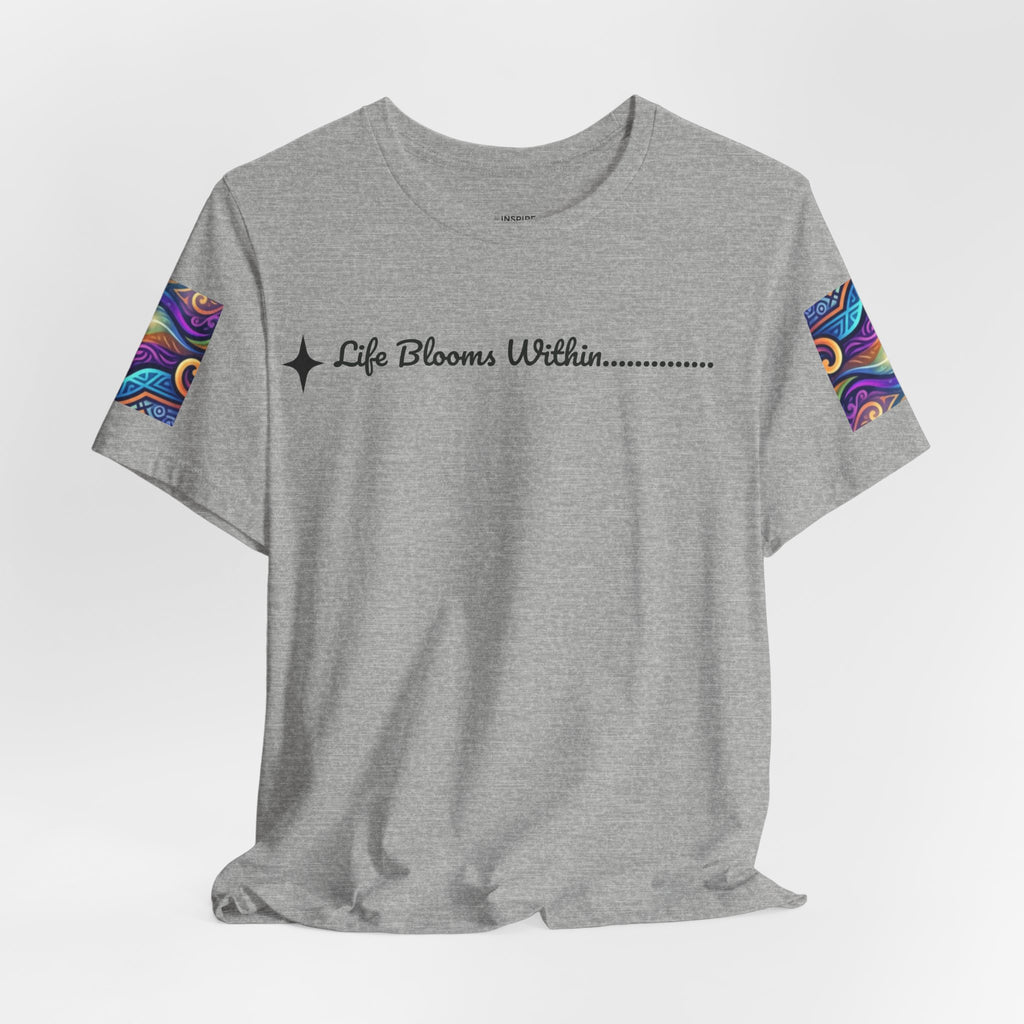 Life Blooms Within Heart Tee