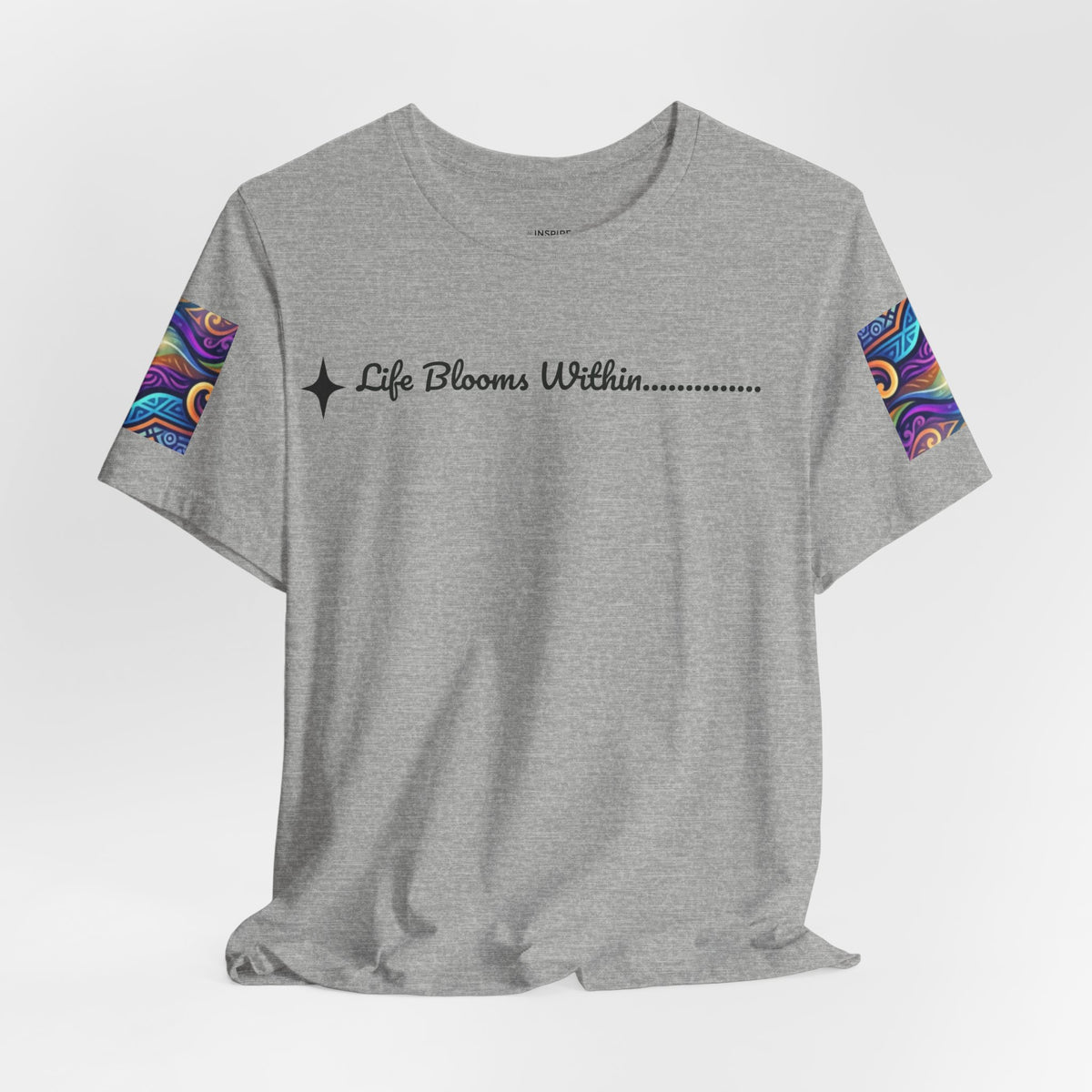 Life Blooms Within Heart Tee